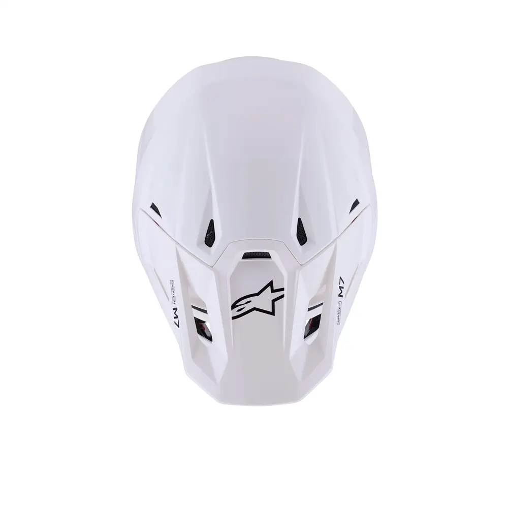 S-M7 Helmet Solid Gloss White XXL