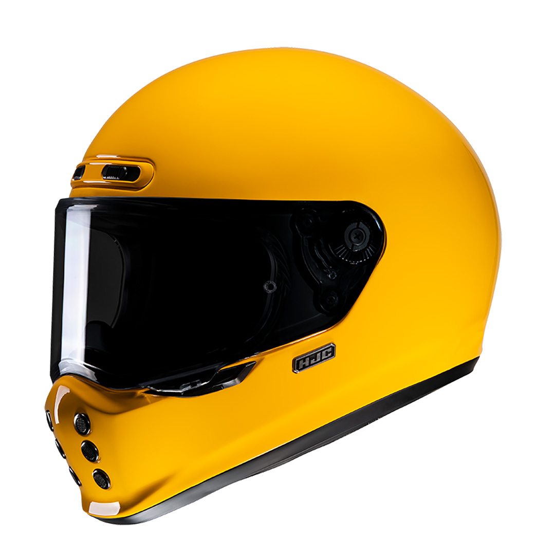 HJC V10 Road Helmet Deep Yellow - Image 1