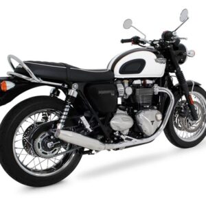 TAPRED MUFFLER S/STEEL CHROME TRIUMPH BONNEVILLE SE '09- - Image 5