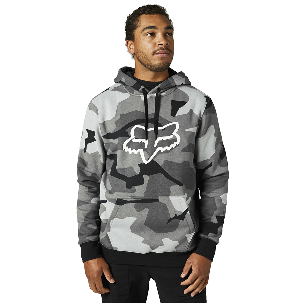Fox Legacy Foxhead Pullover Hoody Black Camo - Image 1