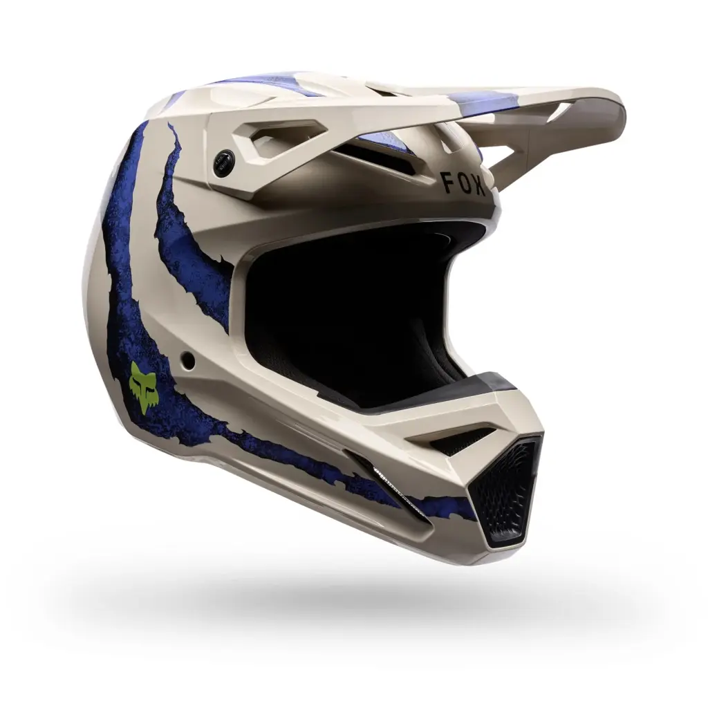 Fox V1 Awareness LE Motocross Helmet Chalk White