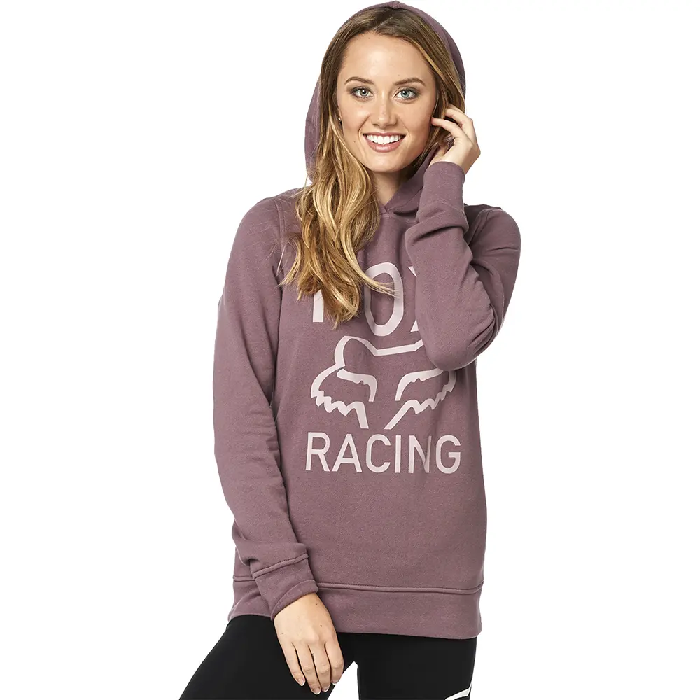 Hoodie Fox Established Pullover Ladies Purple