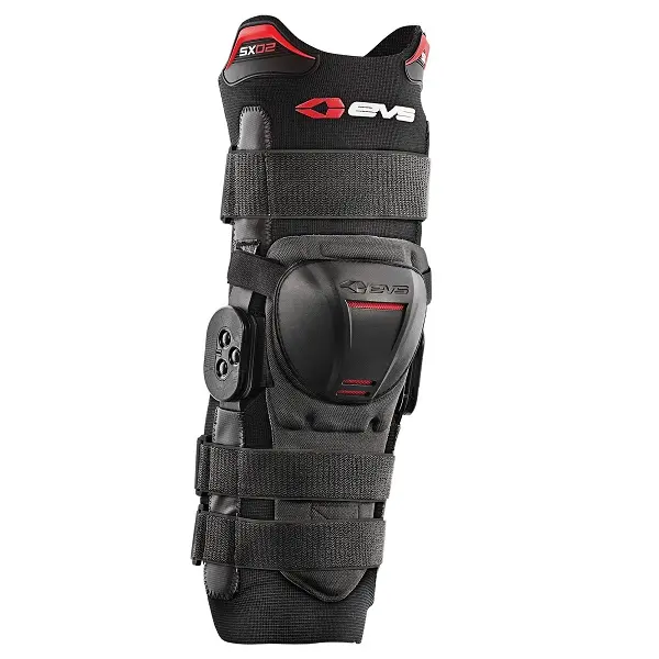 EVS SX02 KNEE BRACE BLACK LRGE