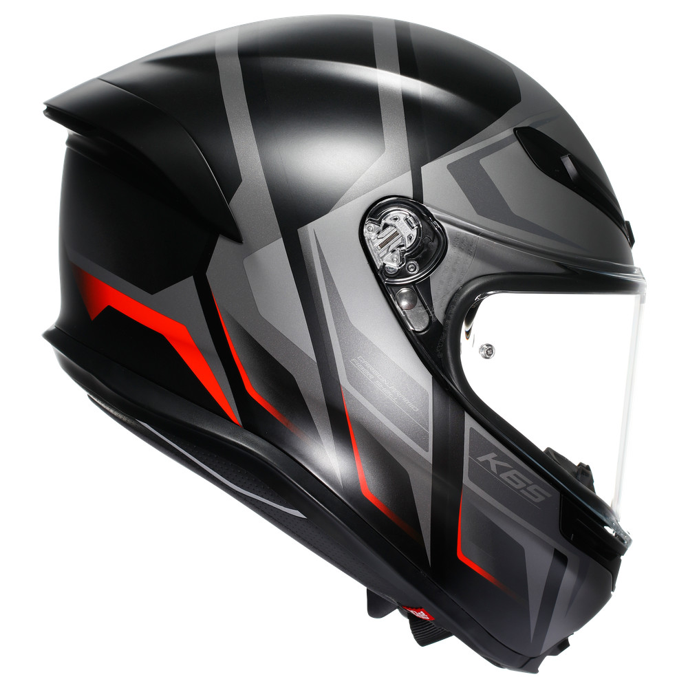AGV K6 S [KARVE MATT BLACK/GREY/RED] 58 M - Image 1