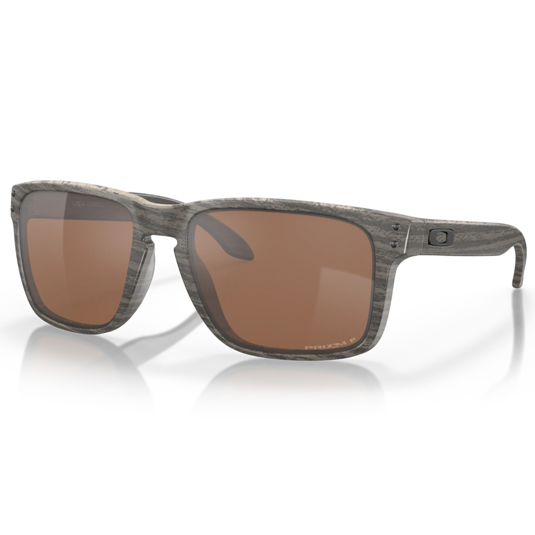 Oakley Holbrook XL Sunglasses Woodgrain w/ PRIZM Tungsten Polarized Lens - Image 1