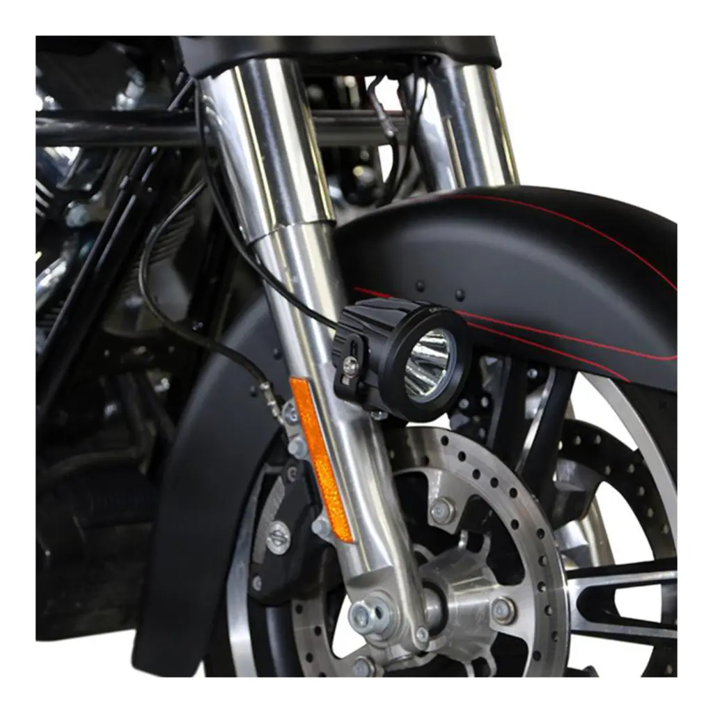 DENALI AUX LIGHT MOUNT HARLEY SPORTSTER, SOFTAIL, TOURING