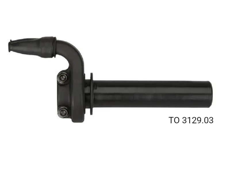 MX/E THROTTLE/NO GRIPS ALU BLACK 3.1D./mm 63mm MAX DESMO KRE 4 ST