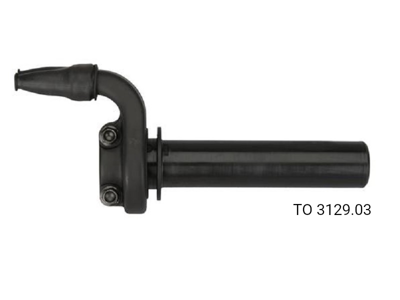 MX/E THROTTLE/NO GRIPS ALU BLACK 3.1D./mm 63mm MAX DESMO KRE 4 ST - Image 4