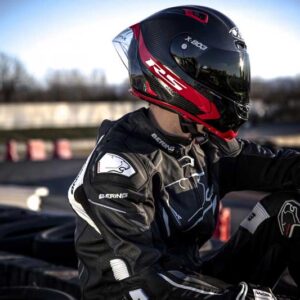 HELMET X803RS ULTRA CARBON HOT LAP CARBON/RED X-SMALL - Image 1