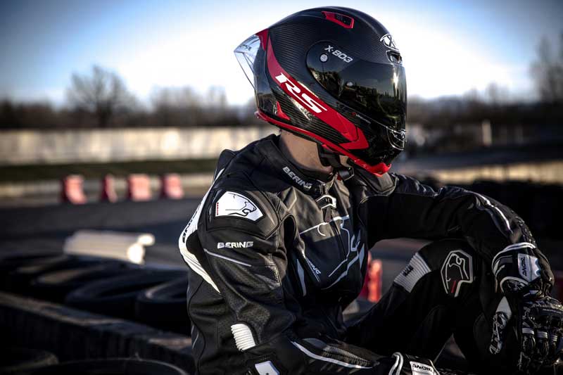HELMET X803RS ULTRA CARBON HOT LAP CARBON/RED X-SMALL - Image 1