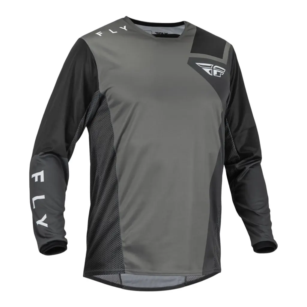 Fly Kinetic Jet Motocross Jeresy Grey/Dark Grey/Black