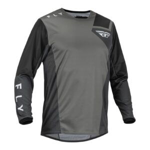 Fly Kinetic Jet Motocross Jeresy Grey/Dark Grey/Black - Image 1