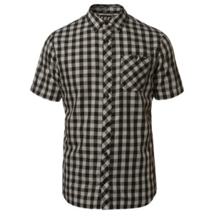Shirt Fox Troubled Mind Woven Black/Grey - Image 1