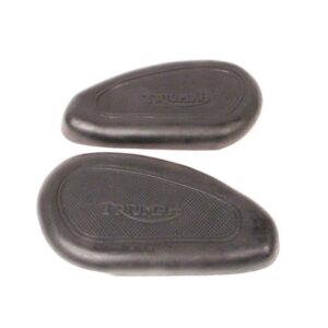 TRIUMPH RUBBER KNEE PAD SET 38-62 4GAL 63-65 6T T120 - Image 2