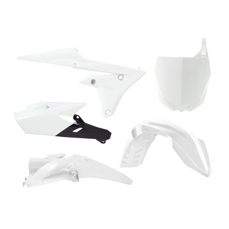 PLASTIC KIT RTECH YAMAHA YZ250F 14-18 YZ450F 14-17 WHITE - Image 1