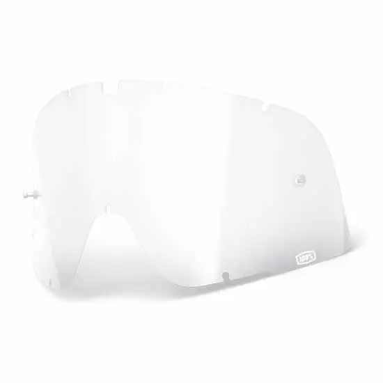 100% Barstow Lens Clear - With Tear Off Pins