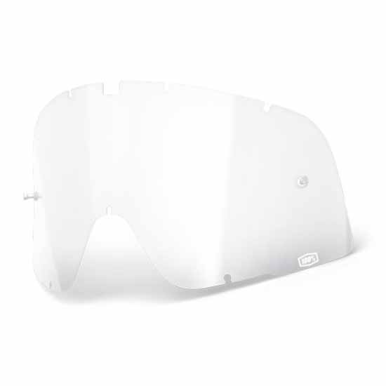 100% Barstow Lens Clear - With Tear Off Pins - Image 1