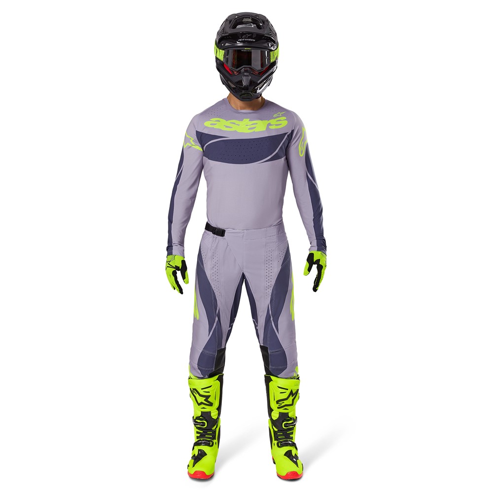Alpinestars Techstar Dreem Motocross Jersey Gray/Dark Gray - Image 3