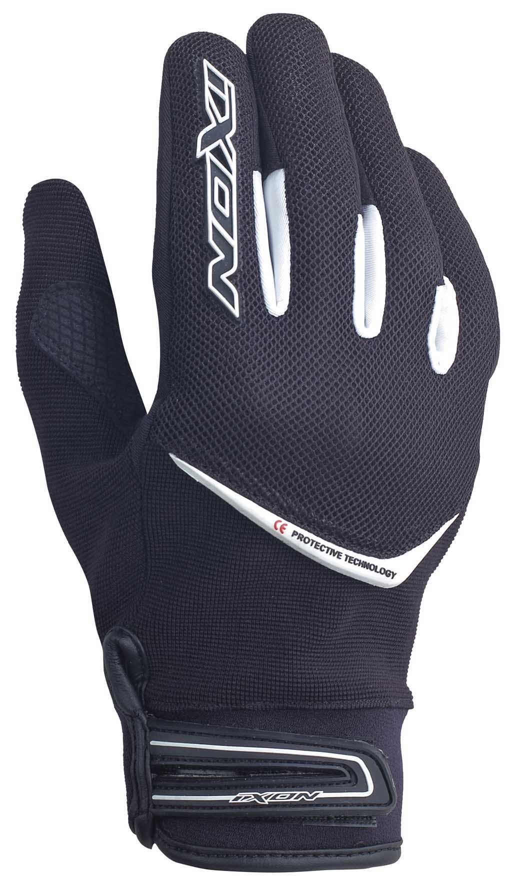 IXON RS SLICK HP GLOVE BLK/WHT L - Image 1
