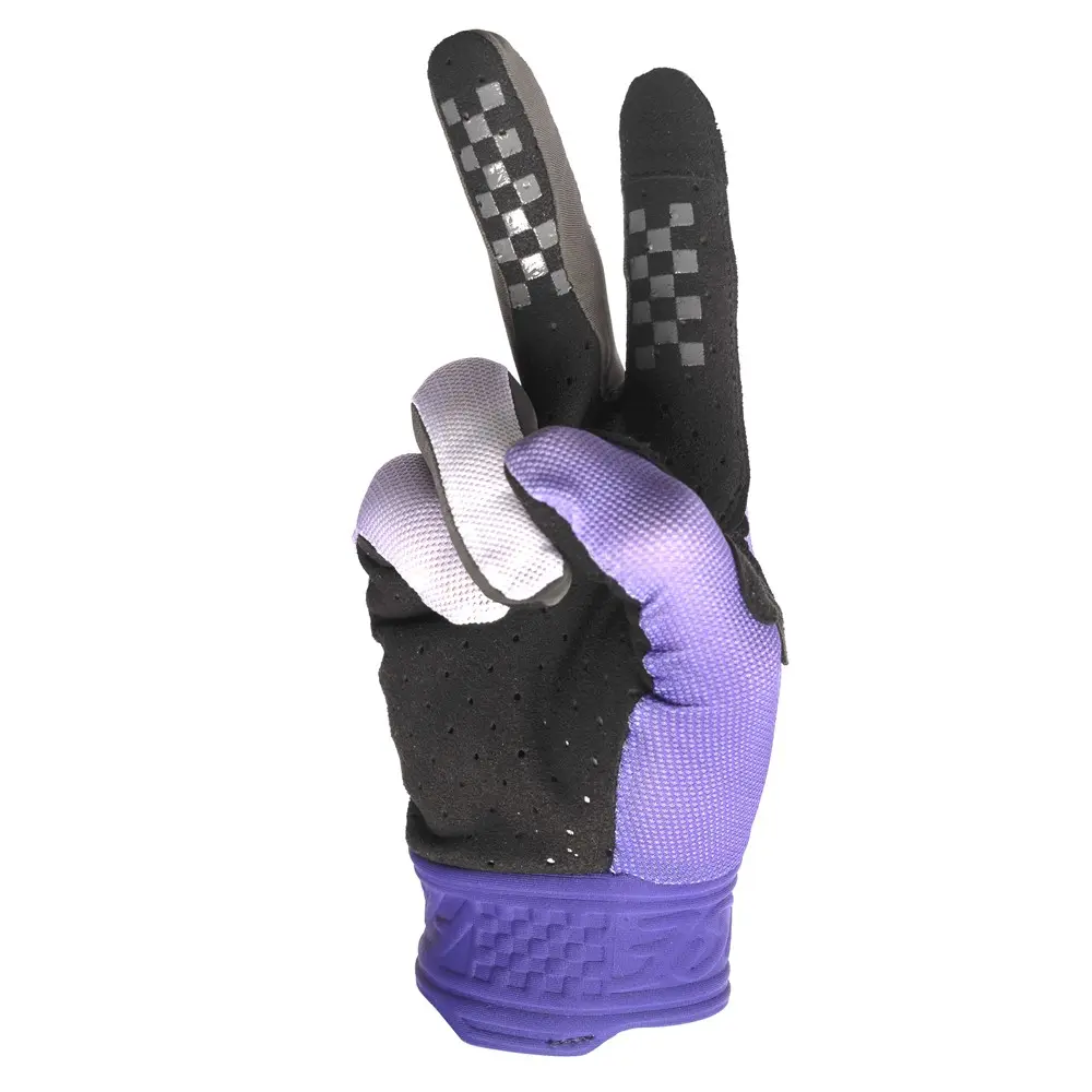 Fasthouse Blitz Fader Motocross Gloves Purple/White