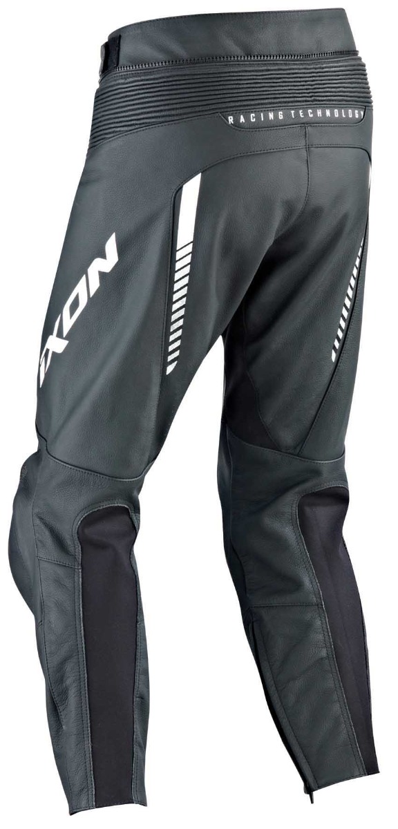 IXON FIGHTER PANT BLK/WHITE MD - Image 2