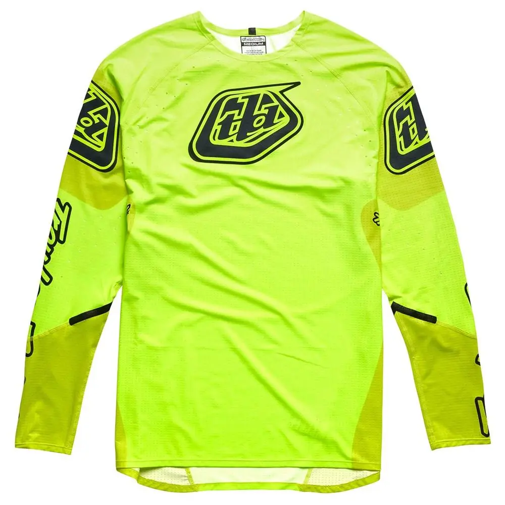 Troy Lee Designs Ultra Sequence Motocross Jersey Flo Yellow