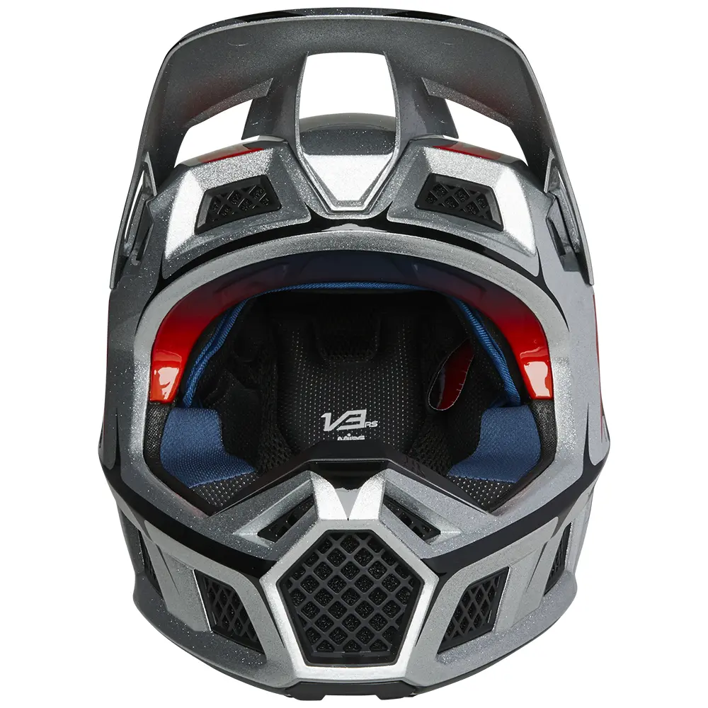 Fox V3 RS Skarz Motocross Helmet Multi