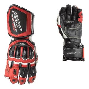 Road Gloves RST Tractech EVO Leather Black/Red - Image 2