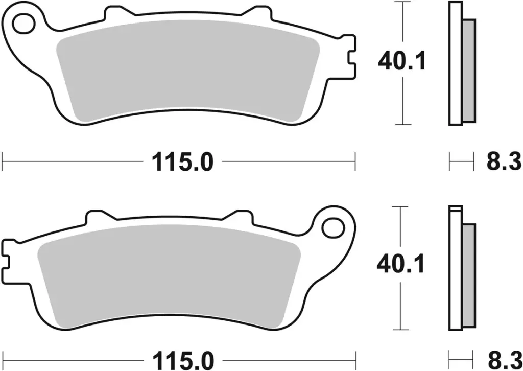 SBS 735HS Front Brake Pads