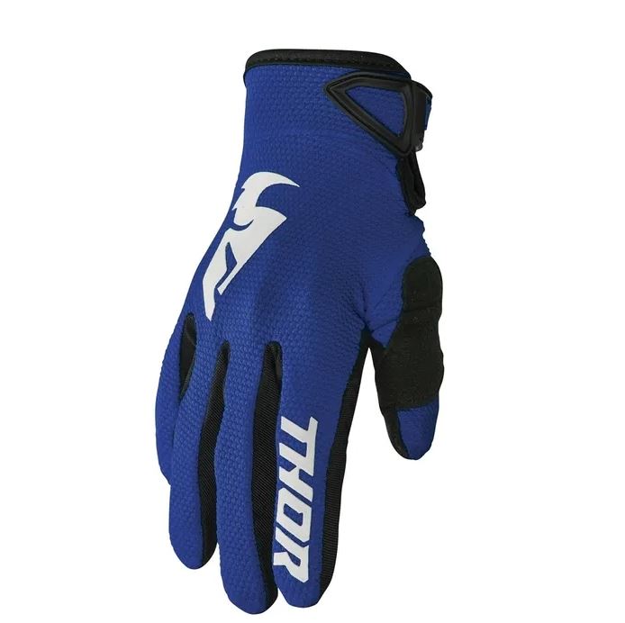 Thor Sector Motocross Gloves Youth Navy - Image 1