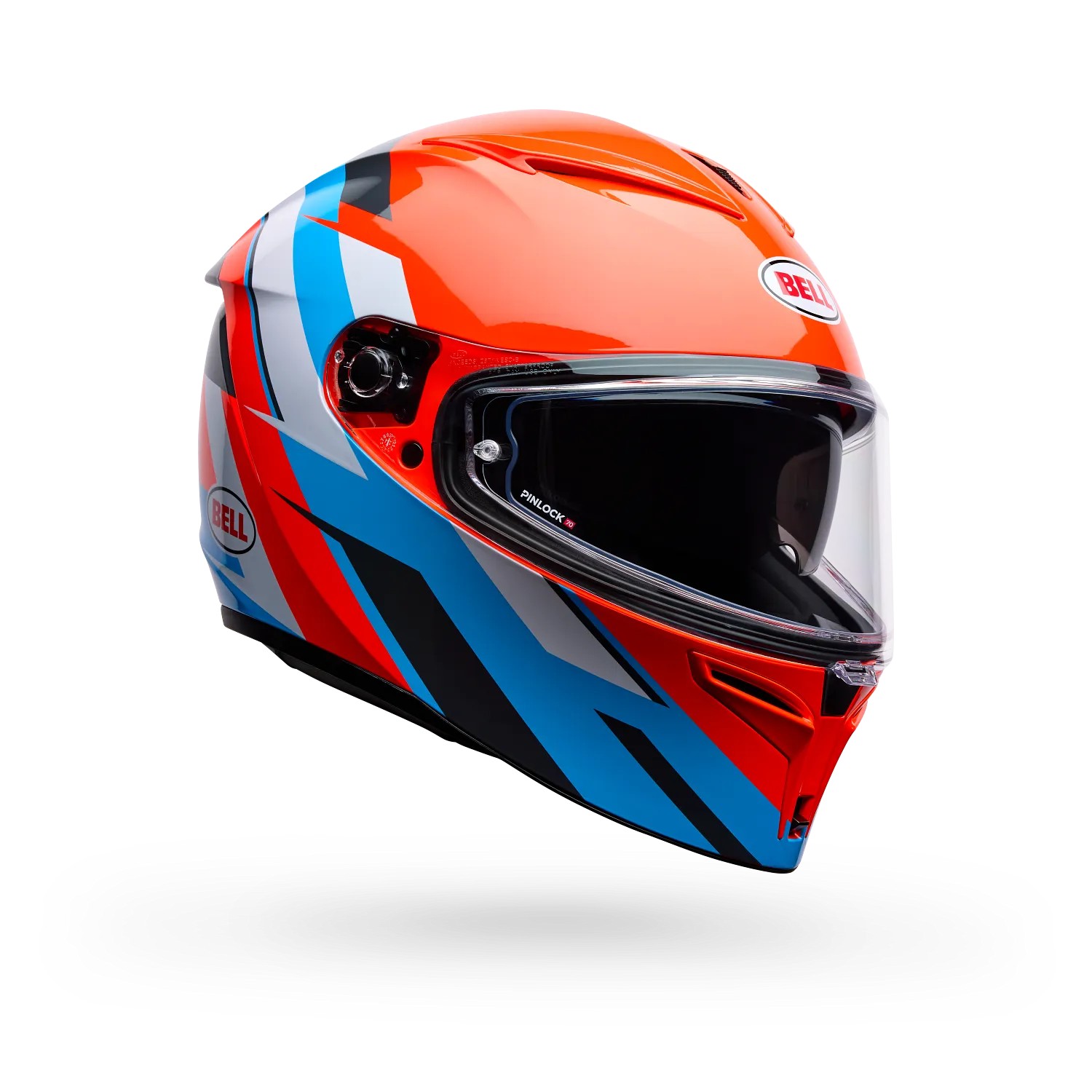 Bell Lithium Nova ECE Road Helmet Orange/Blue - Image 1