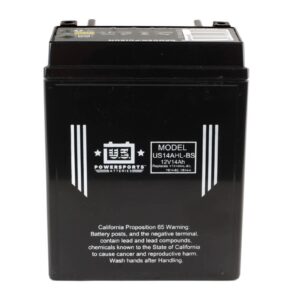 USPS AGM BATTERY US14AHL-BS YB14L-A2 *4 -L +R - Image 2