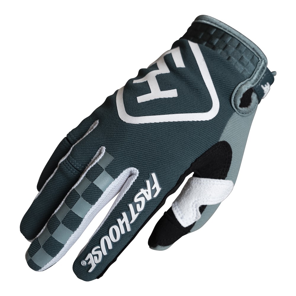 Fasthouse Youth Speed Style Legacy Motocross Glove Indigo/Black - Image 3