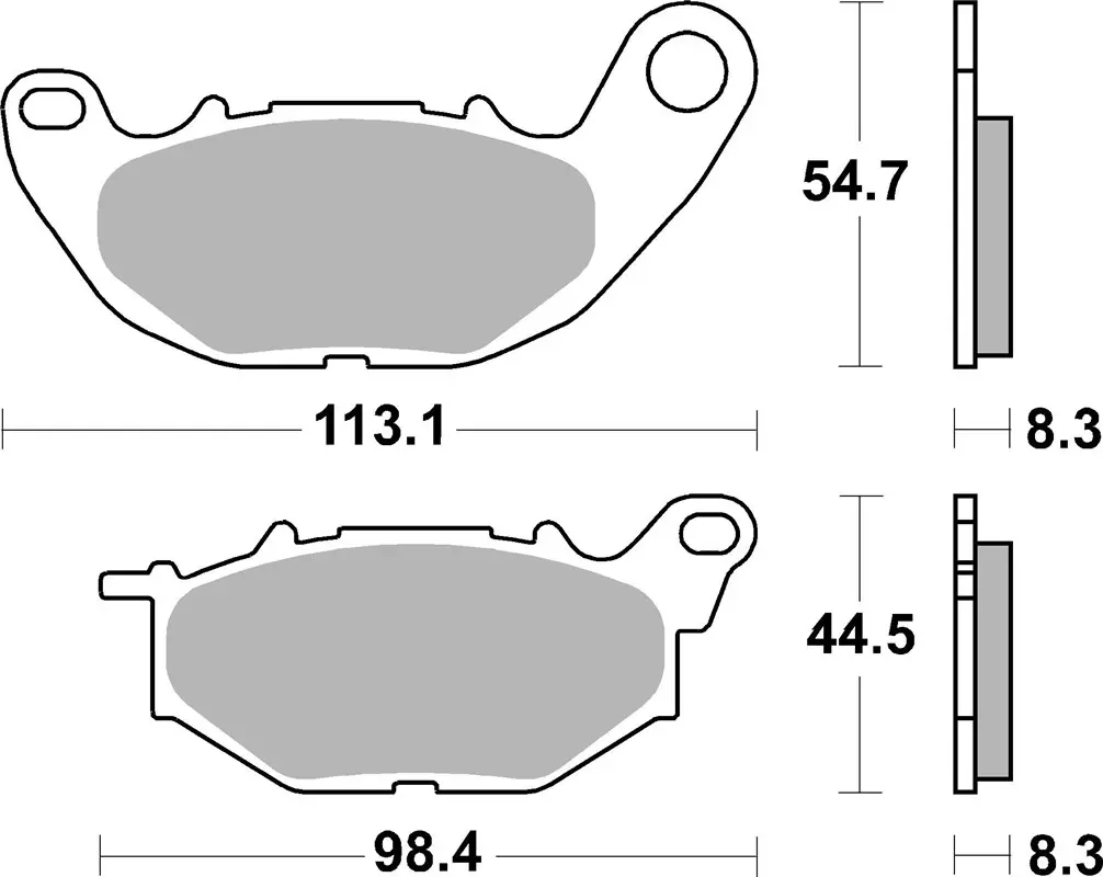 SBS 931DC Front Race Brake Pads