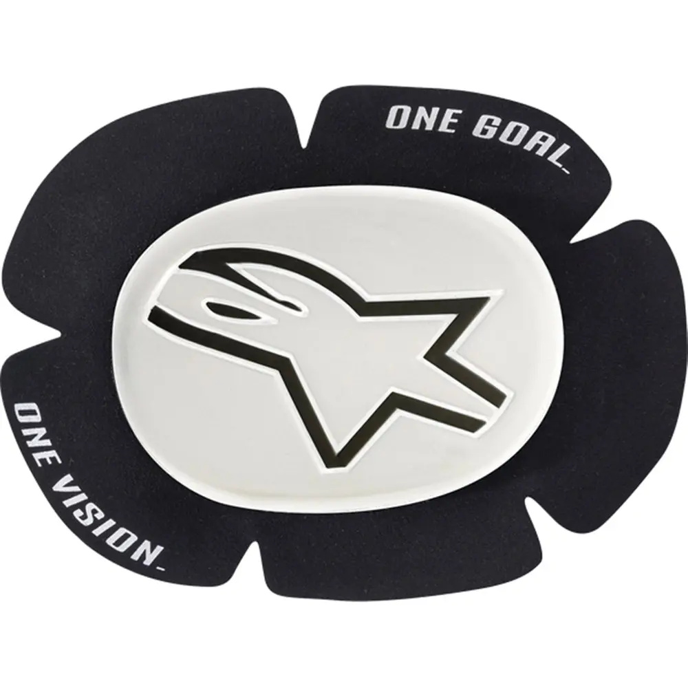 GP Sport Evo Knee Sliders White/Black - One Size