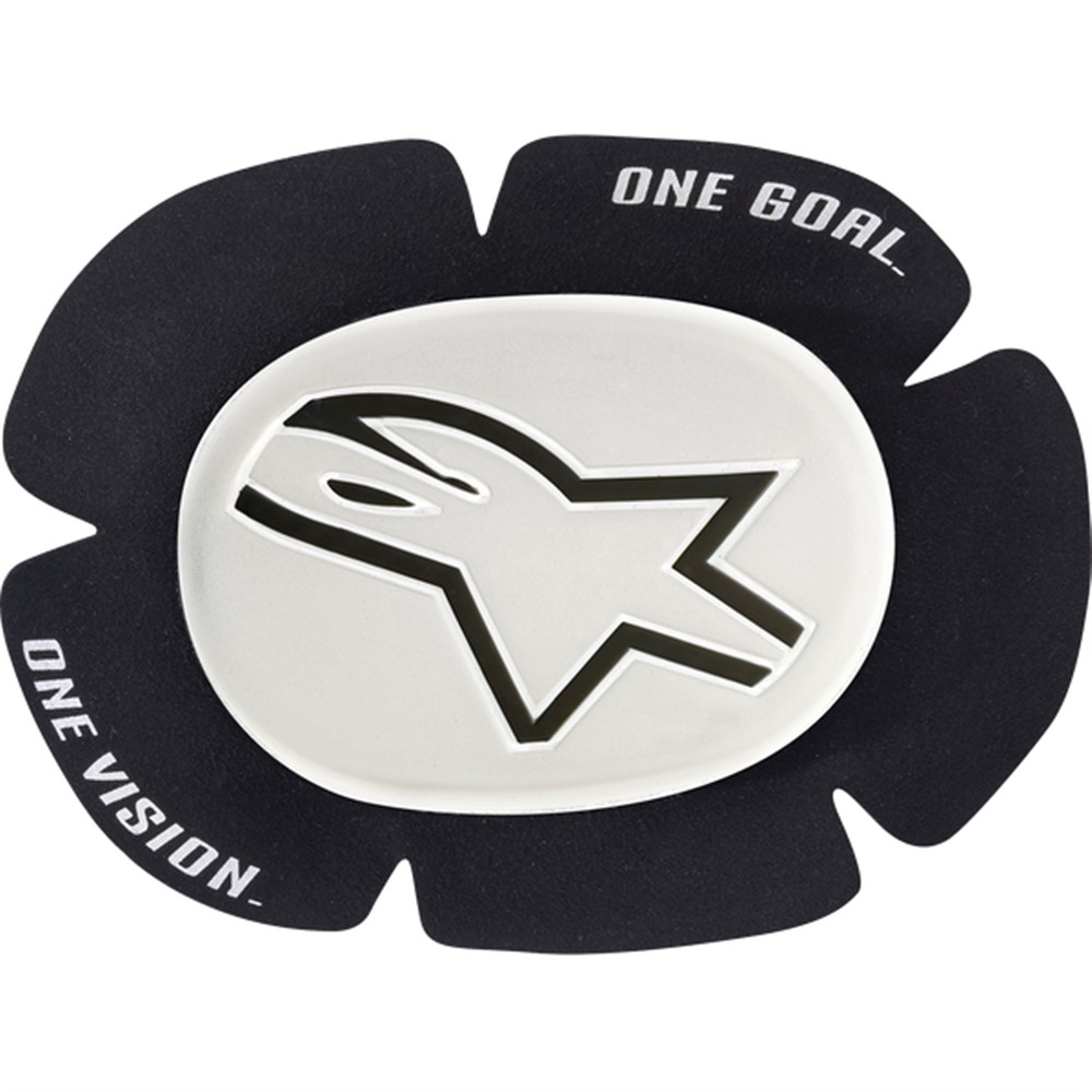 GP Sport Evo Knee Sliders White/Black - One Size - Image 1