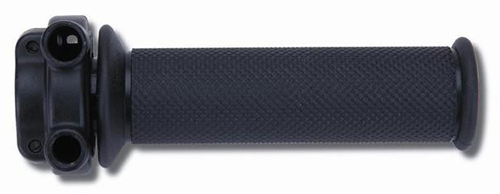 THROTTLE/GRIPS ALU BLACK APRILIA 1000 2 CABLE DESMO - Image 1