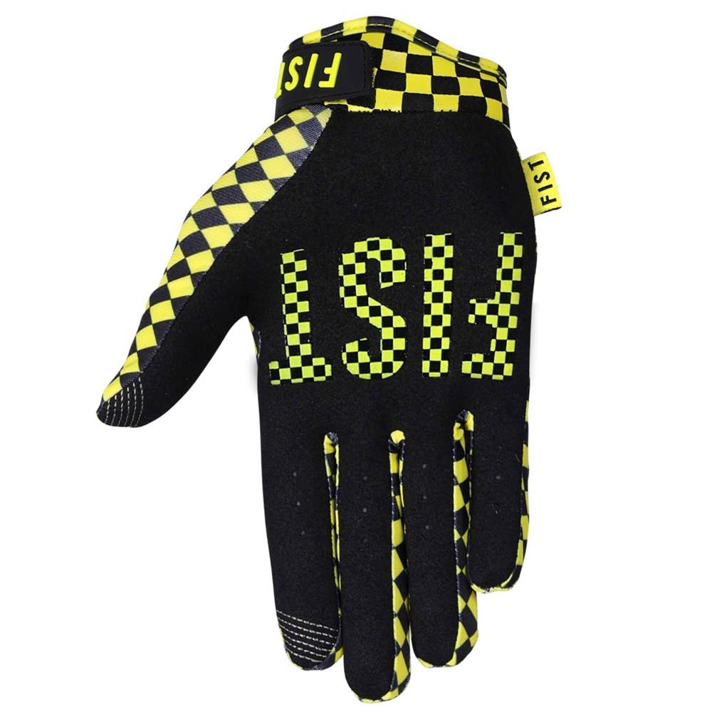 Fist Yella Check Gloves Youth - Image 4