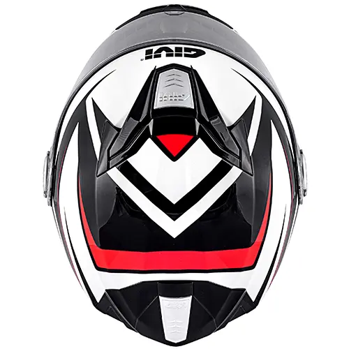 Givi Sydeny Flip Front Helmet Matte Black/White/Red
