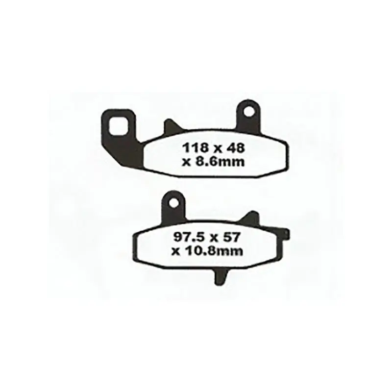 PREMIER BRAKE PADS - INDENT