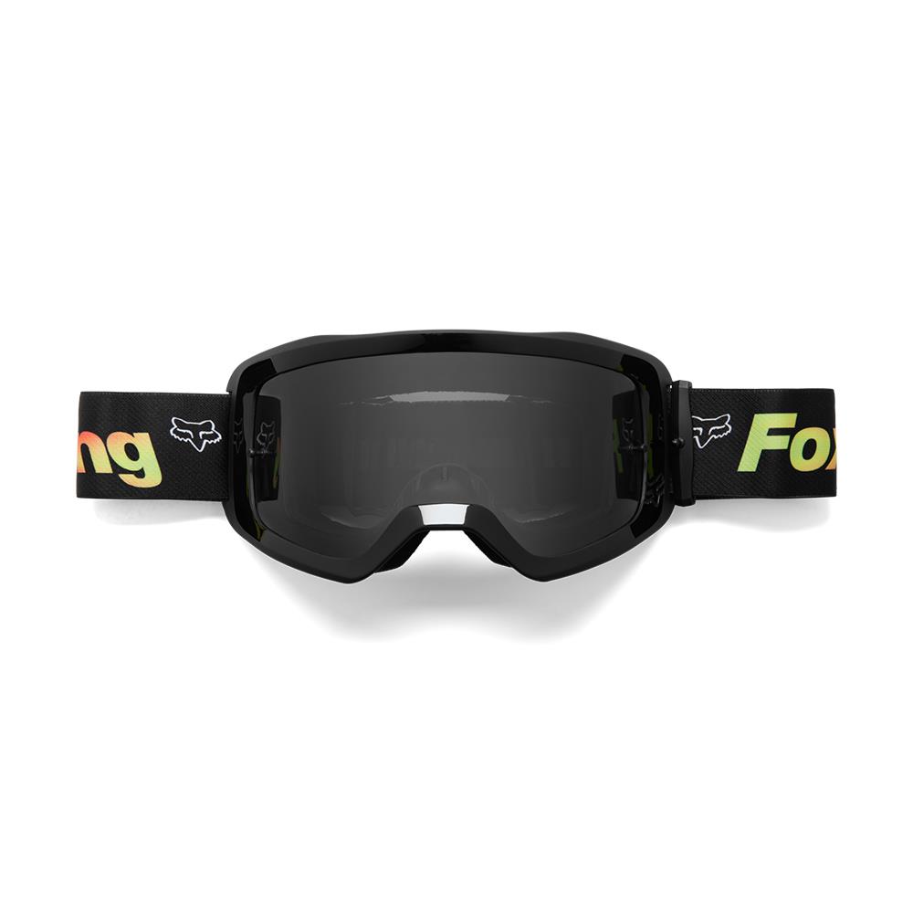 Fox Main Statk Motocross Goggles Smoke Black/Red - Image 2