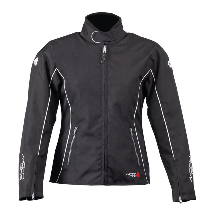 Moto One Pear Road Jacket Ladies Black - Image 1