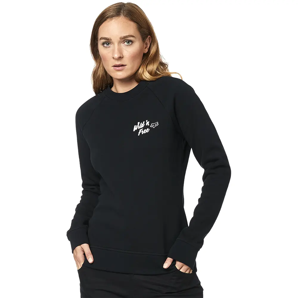 Crew Fox Wild N Free Ladies Black