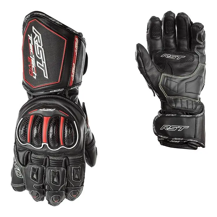 Road Gloves RST Tractech EVO Leather Black