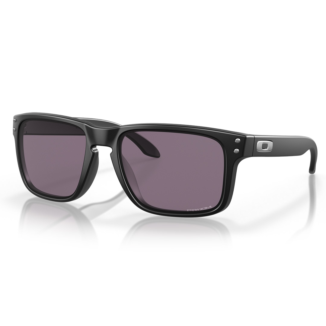 Oakley Holbrook XL Sunglasses Matte Black w/ PRIZM Grey - Image 1