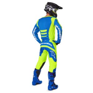 Alpinestars Fluid Haul Motocross Pants Yellow Fluoro/Blue - Image 5
