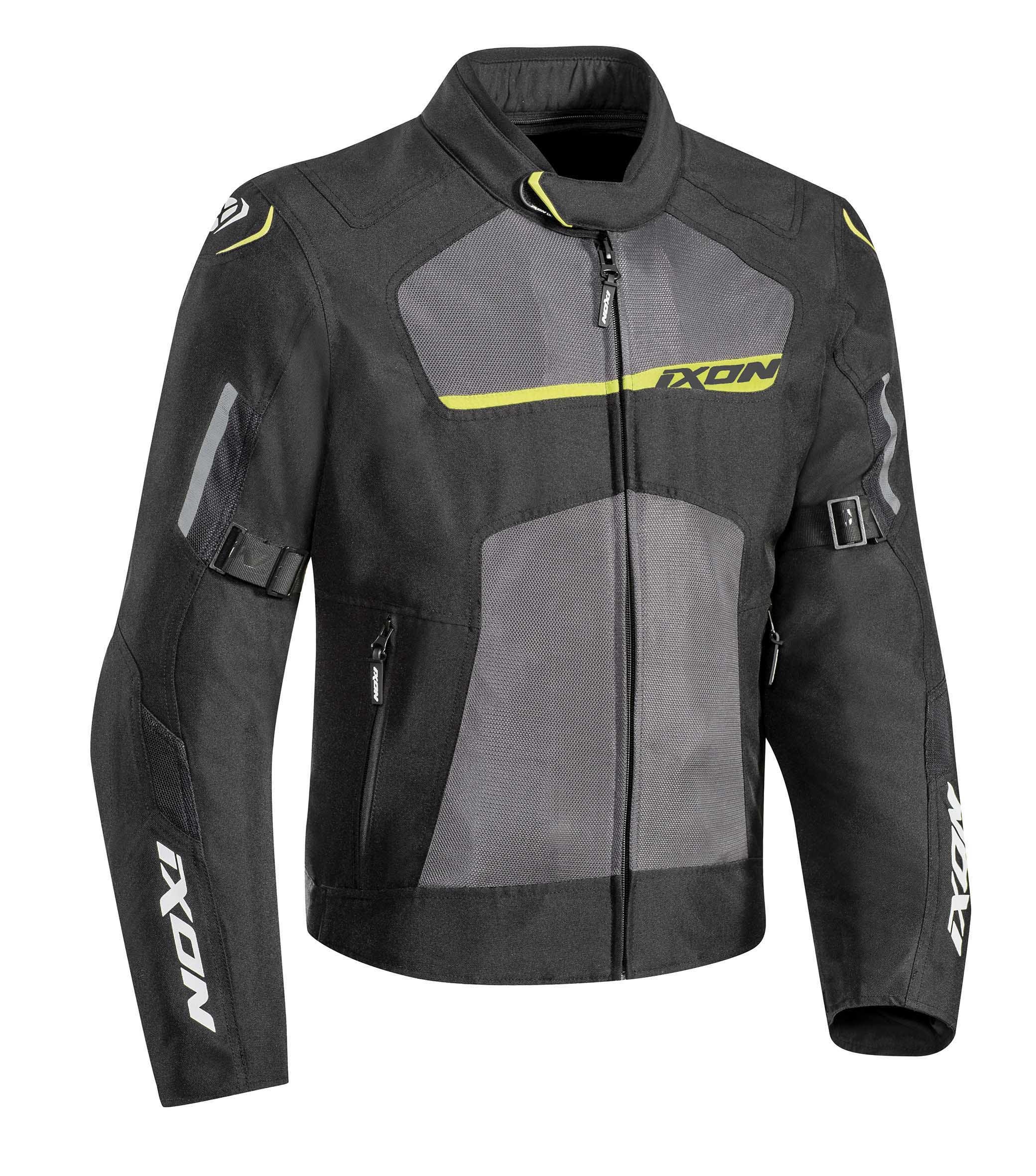 IXON RAPTOR JKT BLK/GRY/BYL L - Image 1