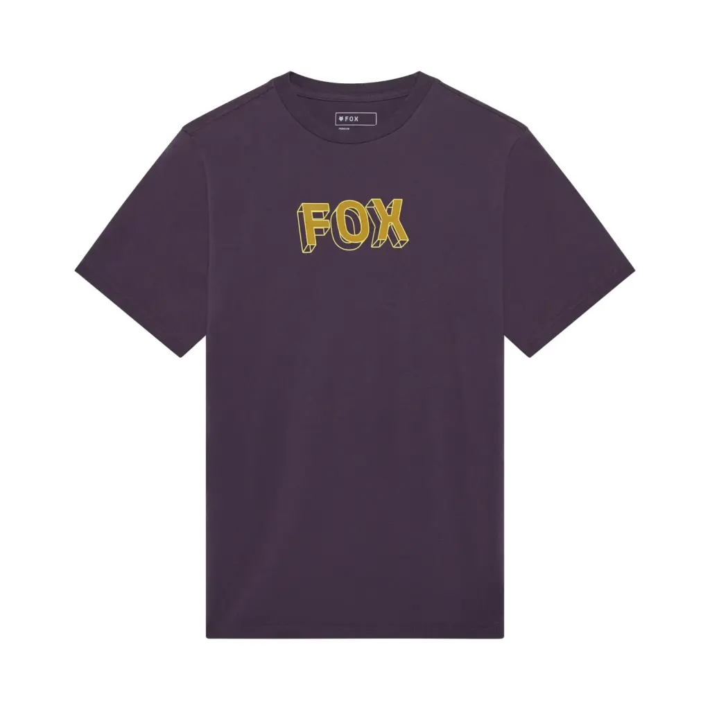 Fox Image Print 195 Original Tee Plum Perfect