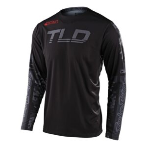 Troy Lee Designs Scout GP Recon Motocross Jersey Camo Black - Image 2
