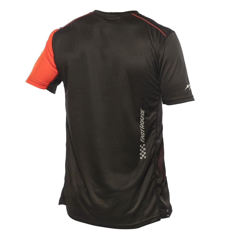 Fasthouse Classic Mercury Short Sleeved Jersey Black/Red - Image 2